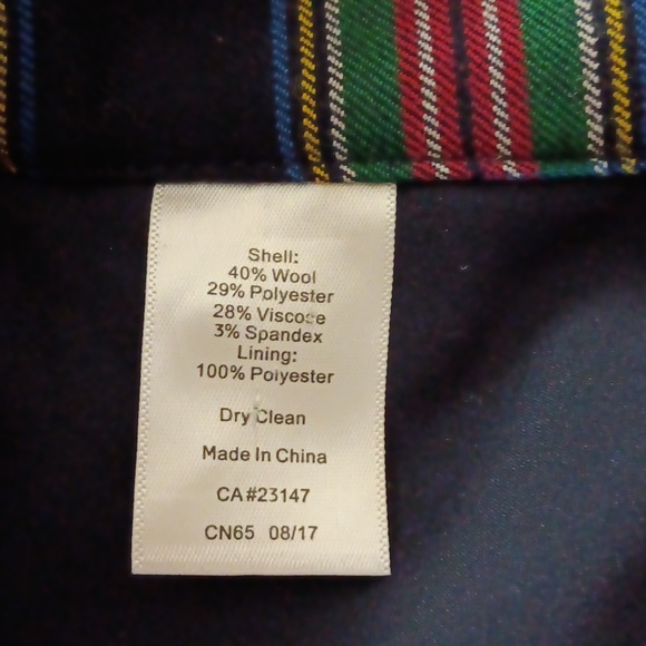 Vintage Talbots wool blend plaid pant - Picture 4 of 8